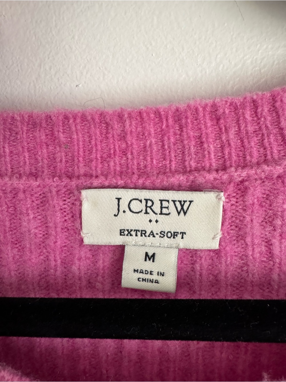 J. Crew Ribbed Scoopneck Sweater in Vibrant Pink - Picture 3 of 5